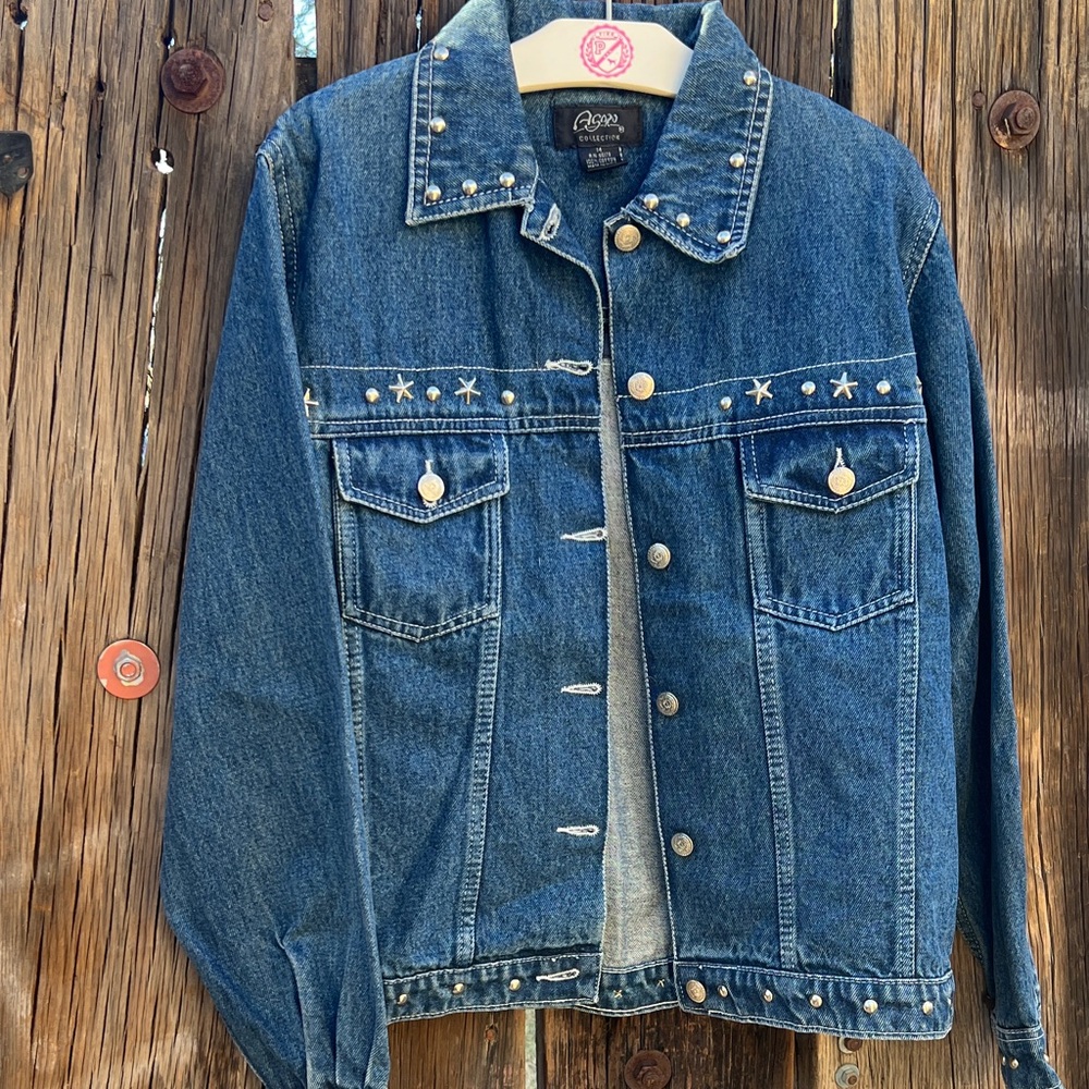 Agapo stars and studs Denim Jacket